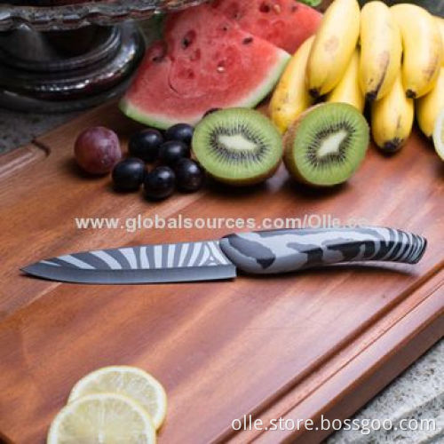 Snake Strips Handle Ceramic Knife